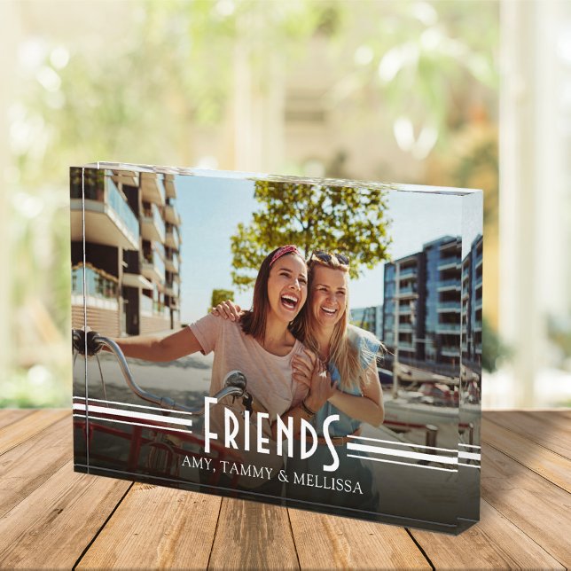 Amigos Minimalistas simples foto caligrafía retro (Subido por el creador)