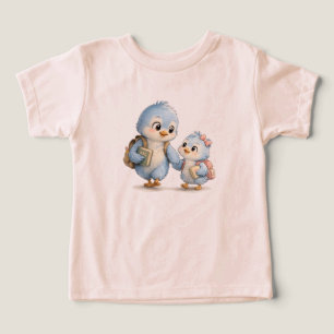 Amigos Pájaros Azules Niños Rosa