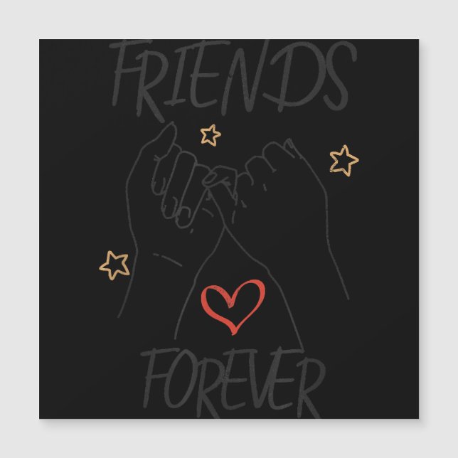 Amigos para siempre mejor amigo ama la amistad (Anverso)