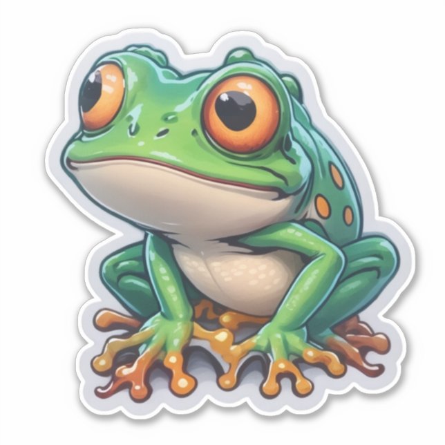 Amigos Pegatinas de Froggy para todos los amantes  (Anverso)