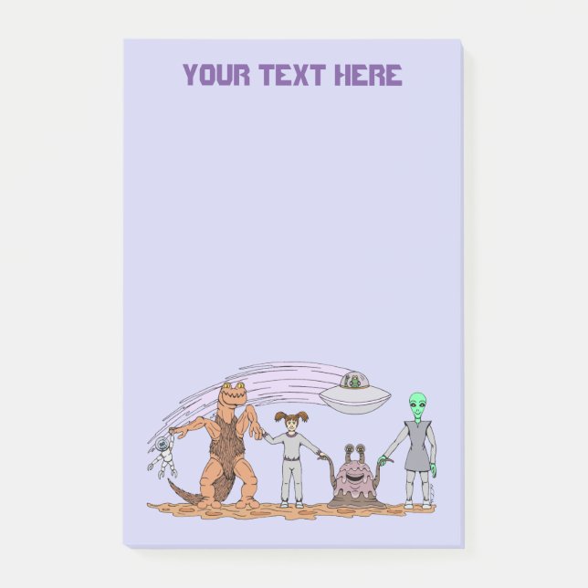 Amigos Sin Importar Las Diferencias Notas Post-It (Anverso)