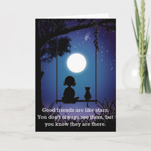 Amigos Son Como Tarjeta De Estrellas