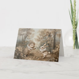 Amigos - Tarjeta de felicitación plegada