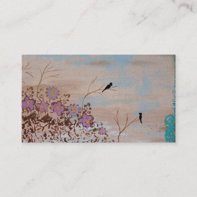 Amigos - tarjeta del perfil del negocio - arte (Anverso)