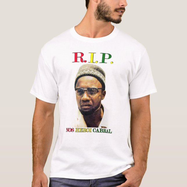Amilcar Cabral R.I.P. Camiseta (Anverso)
