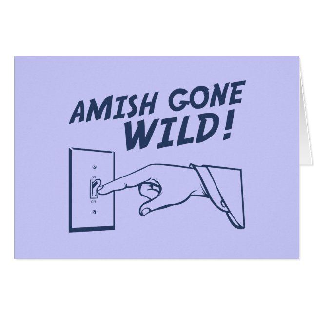 ¡Amish idos salvajes! (Anverso (Horizontal))
