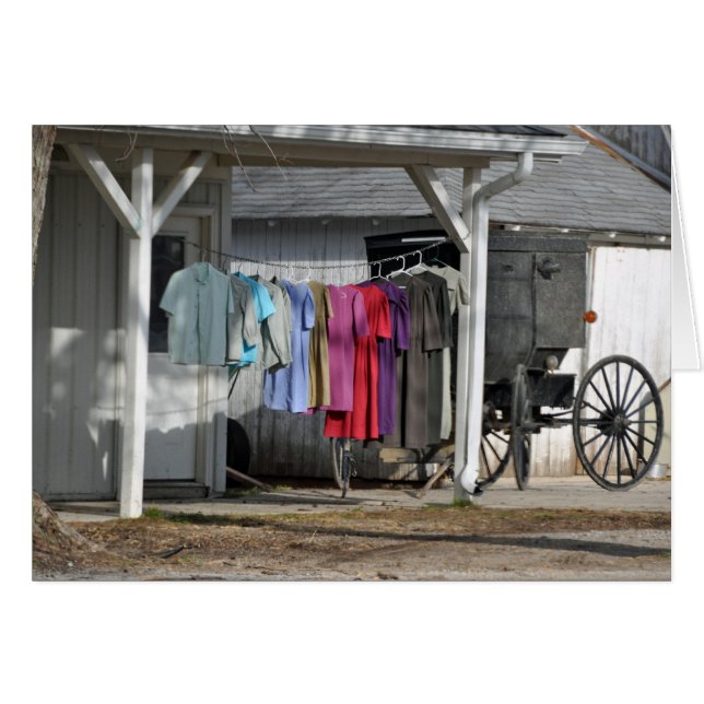 Amish Winter Laundry (Anverso (Horizontal))