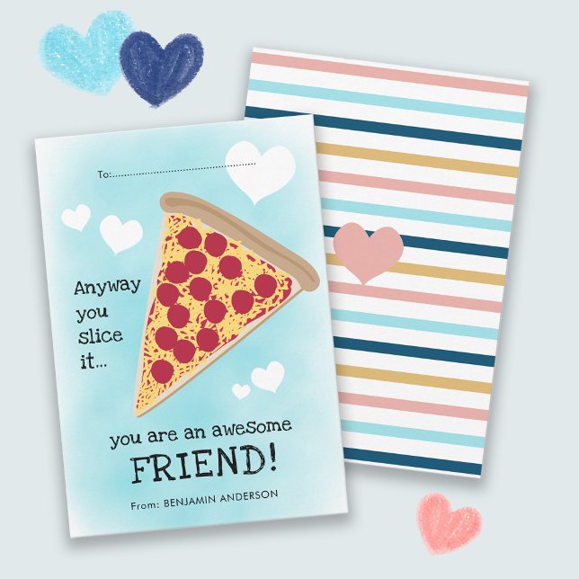 Amistad de aula Cute Pizza Slice (Subido por el creador)