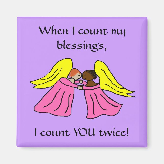 Amistad - imán - Personalizado (Frente)