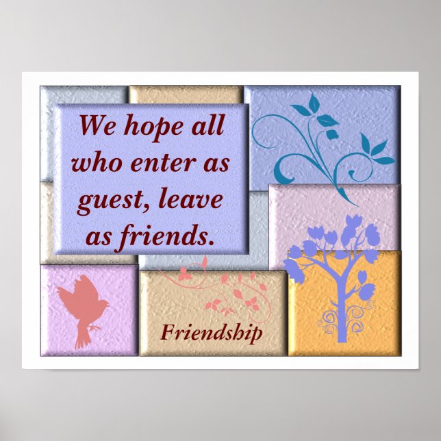 Amistad _ impresión poster (Frente)