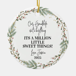 ,Amistad Navidad Ornamento Mejor Regalo de Amigo