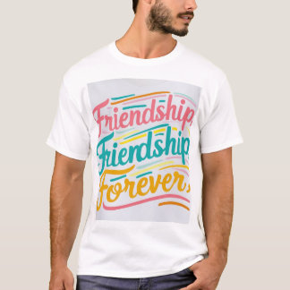 Amistad para siempre Diseño de Camisetas (Zazzle)