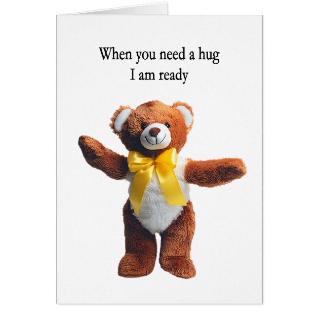 Amistad Teddy Bear Hugs (Frente)