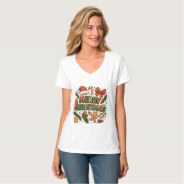 AMITA | Camiseta de fiesta de Navidad alegre