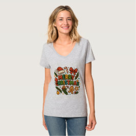 AMITA | Camiseta de fiesta de Navidad feliz