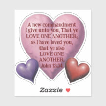 Amnistía Internacional se ama entre sí Pegatina de