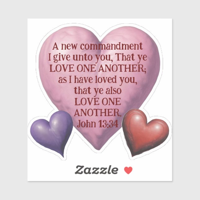 Amnistía Internacional se ama entre sí Pegatina de (Hoja)