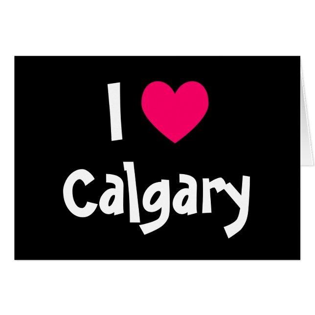 Amo a Calgary (Anverso (Horizontal))