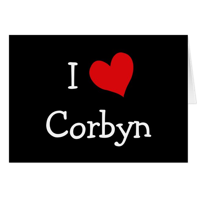 Amo a Corbyn (Anverso (Horizontal))