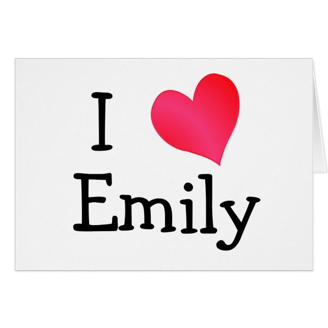Amo a Emily (Anverso (Horizontal))