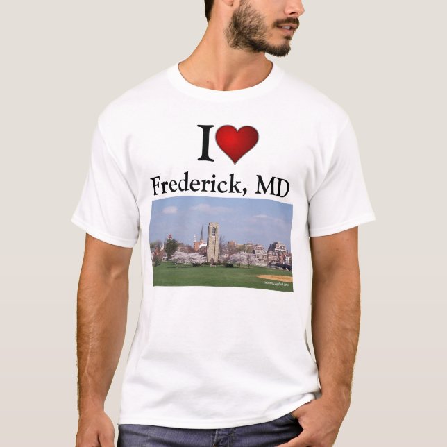 Amo a Frederick, camiseta del MD (Anverso)