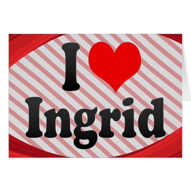 Amo a Ingrid (Anverso (Horizontal))