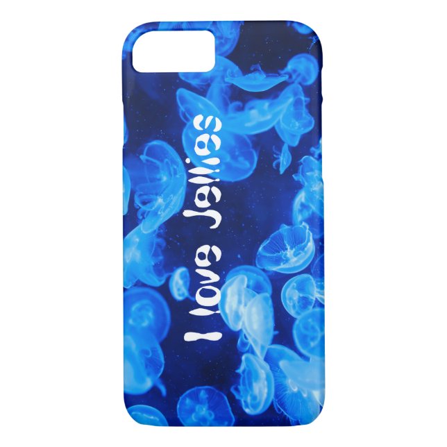 Amo a Jellies Jellyfish iPhone 7 Funda (Reverso)