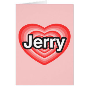 Amo a Jerry. Te amo Jerry. Corazón