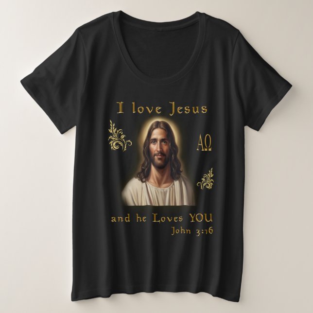 Amo a Jesús (Anverso del diseño)