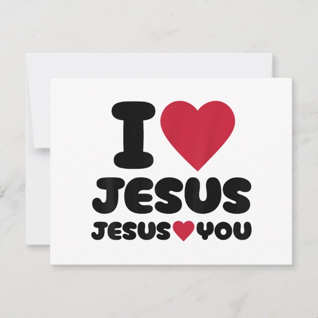 Amo a Jesús y Jesús te ama cristiano (Anverso)