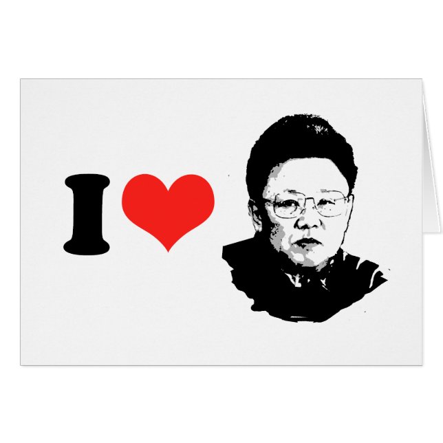 Amo a Kim Jong Il (Anverso (Horizontal))