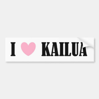 AMO A LA PEGATINA PARA EL PARACHOQUES DE KAILUA