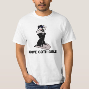 Amo a las chicas góticas, camisetas