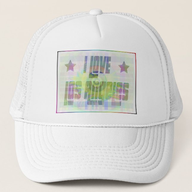 AMO A Los Ángeles Hermoso Gorra Pastel (Anverso)