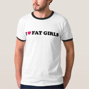 Amo a los chicas gordos - camiseta XL del