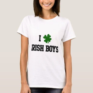 Amo a los muchachos irlandeses, camiseta verde del