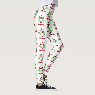Amo a los Navidades Leggings