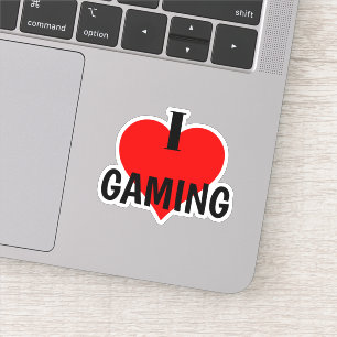 Amo a los Pegatinas de juegos - Pegatinas de juego