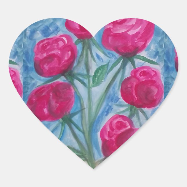 AMO A LOS PEGATINAS DEL CORAZÓN POR EL ARTISTA PAU (Anverso)