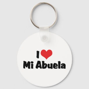 Amo a mi abuela Llavero