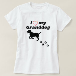 Amo a mi abuelo - Camisa de gran perro