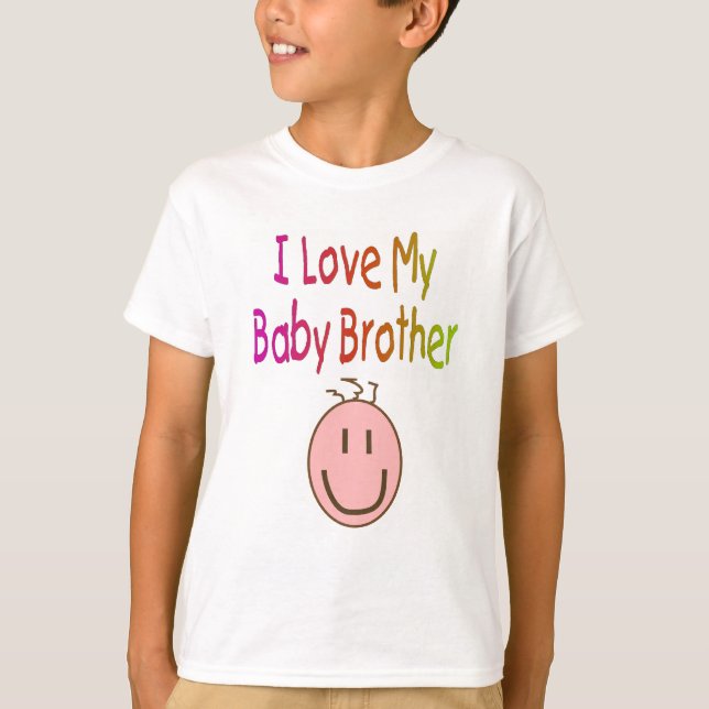 Amo a mi bebé Brother--La camiseta y los regalos (Anverso)