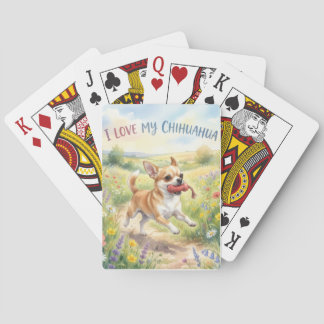 Amo a mi Chihuahua Cartas clásicas de juego