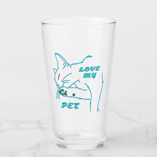 AMO A MI CUTE AQUA MASCOTA CAT (Anverso)