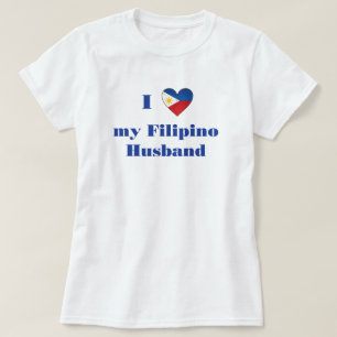 Amo a mi esposo filipino 1 camiseta