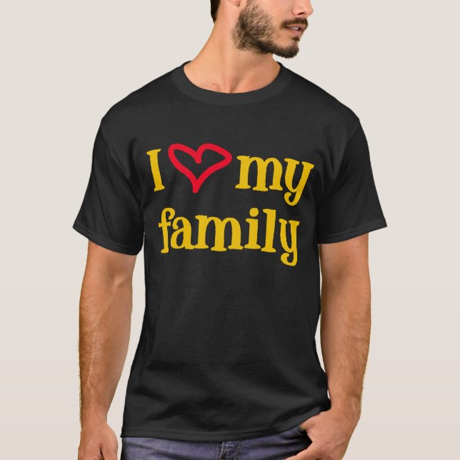 Amo A Mi Familia — Camiseta (Anverso)