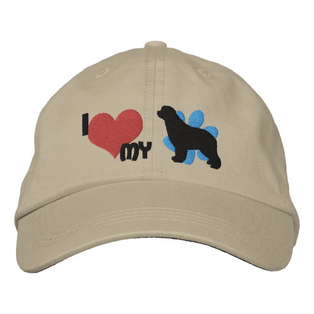 Amo a mi Gorra bordada en Terranova (Anverso)
