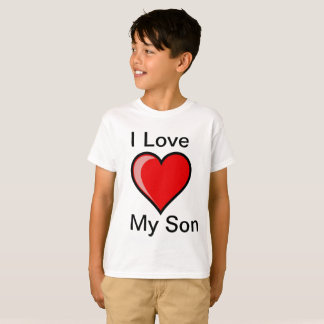 Amo A Mi Hijo Nombre Camiseta