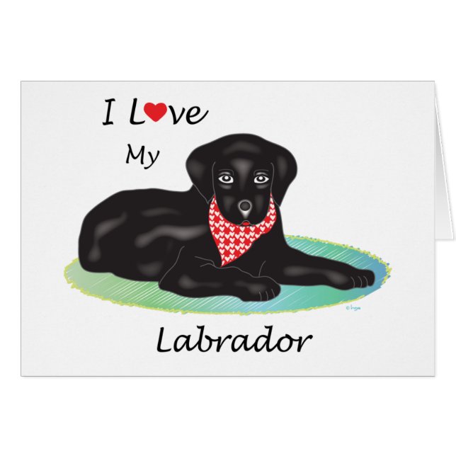Amo a mi Labrador (Anverso (Horizontal))