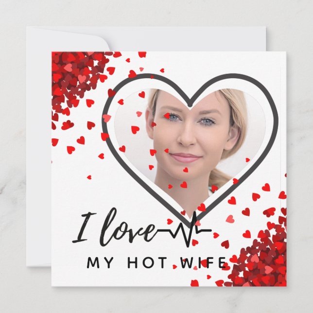 Amo a mi mujer - FOTO personalizada de la mejor am (Anverso)